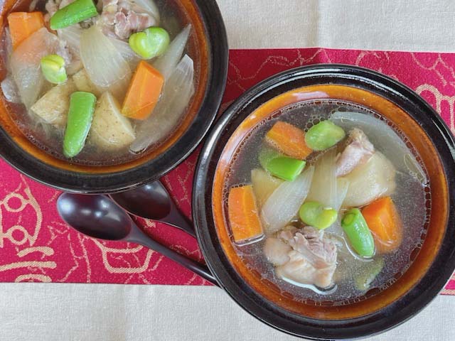 春野菜のごろごろスープ